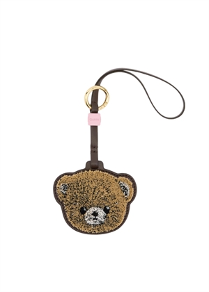 Teddy bear charm Egret B3010398 Ganni 